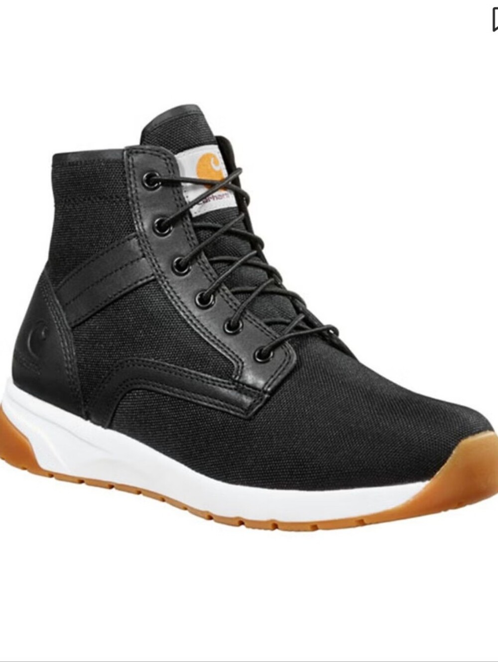Carhartt Men's Black Lightweight Work Shoes - Nano Composite Toe Size 8